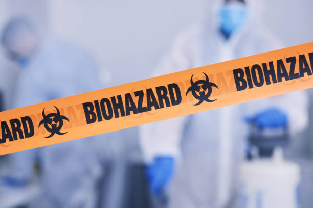 Professional Blood Cleanup technician working in Beachwood, NJ
